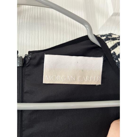 Morgan Carper Anthropologie Black Wide Leg Embroidered Tribal Jumpsuit - Picture 5 of 10